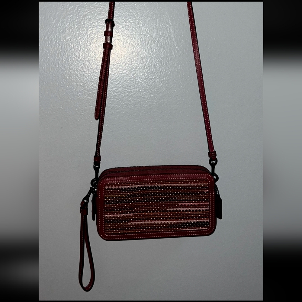 Coach Kira Crossbody In Upwoven Leather